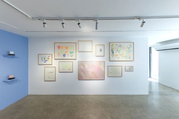 Installation view of And You and Me Again a solo exhibition of works by Leila Pazooki.