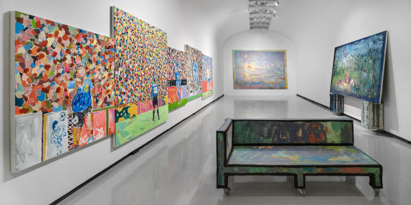 Installation View of Game Room a solo presentation of works by Ghasemi Brothers.
