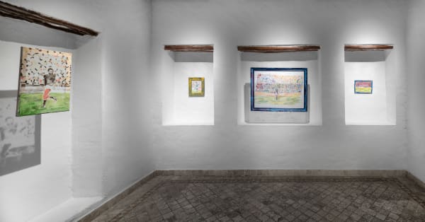 Installation View of Game Room a solo presentation of works by Ghasemi Brothers.