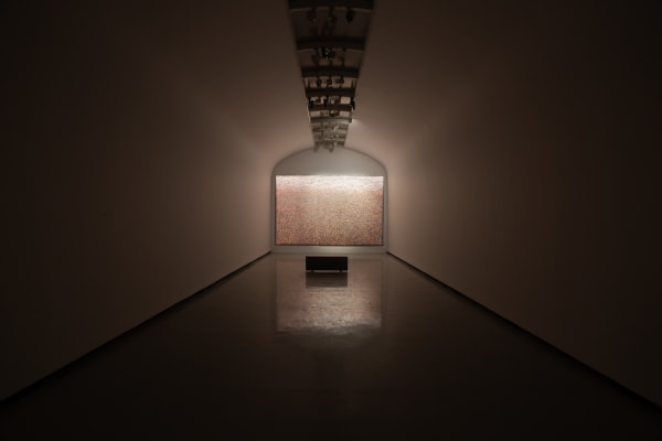 Installation View of "Seeing in the way it's not " a solo presentation of works by Peybak .