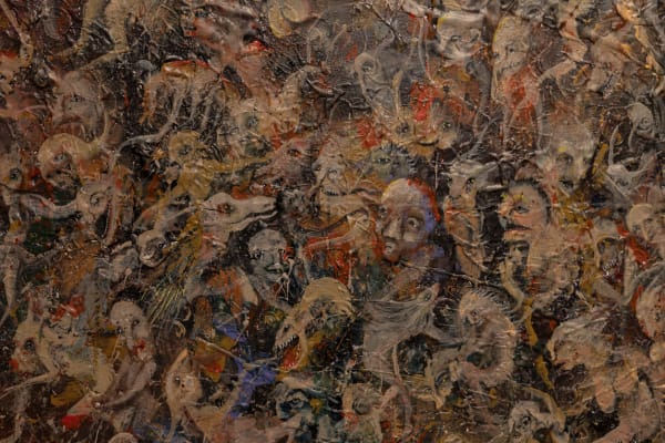 Installation View of "Seeing in the way it's not " a solo presentation of works by Peybak .