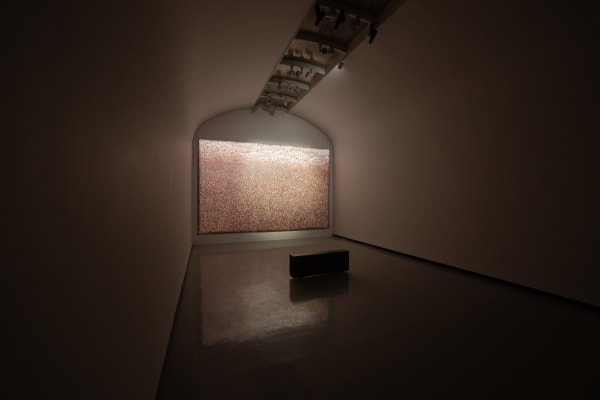 Installation View of "Seeing in the way it's not " a solo presentation of works by Peybak .