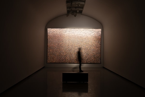 Installation View of "Seeing in the way it's not " a solo presentation of works by Peybak .