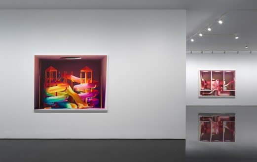 Mehdi Ghadyanloo Exhibits His Haunted Playground Scenes at Gagosian New York