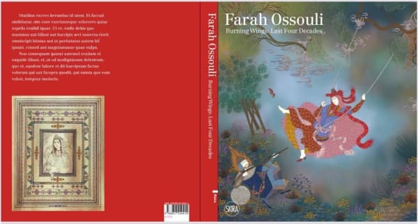 "Farah Ossouli, Burning Wings: Last Four Decades" Book cover, Published by Skira Publications