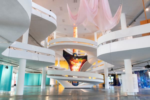 Installation view of the 36th Bienal de São Paulo, Not All Travellers Walk Roads – Of Humanity as Practice, 2025 / Courtesy of Fundação Bienal / Photo by Levi Fanan