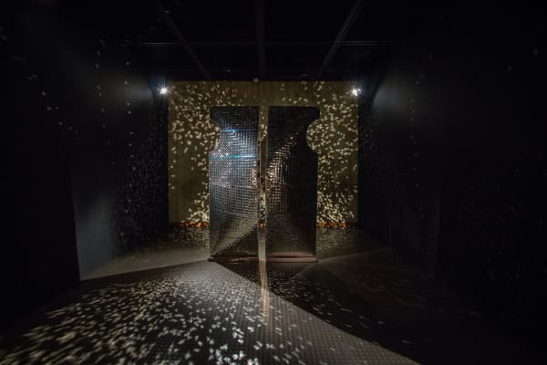 Pooya Aryanpour, 'Temptation', 203x140x73cm, Mirror Painting, Glass and Plaster on Wood, 2017. Image Courtesy of Pooya Aryanpour and Dastan's Basement.