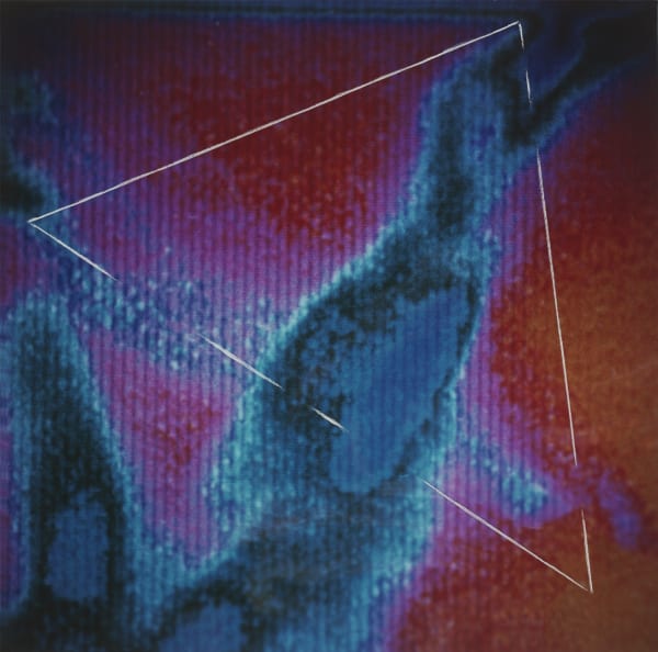 Blythe Bohnen, Three Straight Motions, Meeting at Acute Angles, Drawn on Mylar, Recorded by Thermogram, 1968