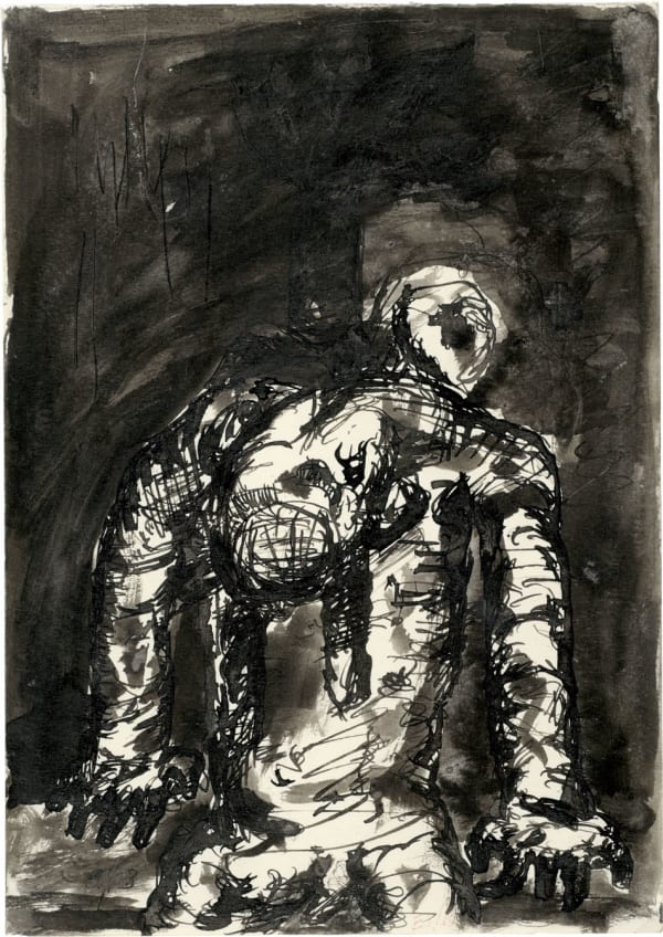 EUGEN SCHÖNEBECK - Der Dichter (The Poet), 1966