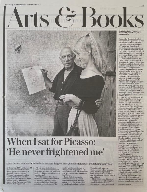 Lydia Corbett, Sunday Telegraph