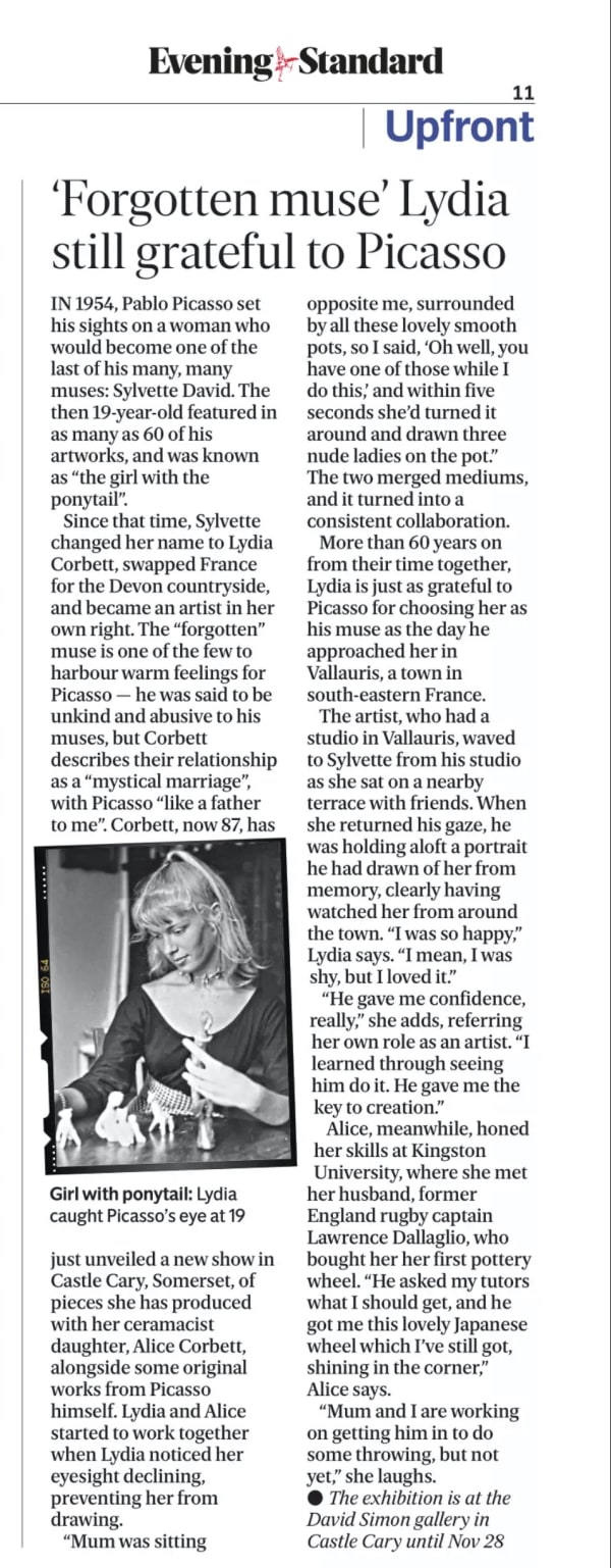 Lydia Corbett, Evening Standard