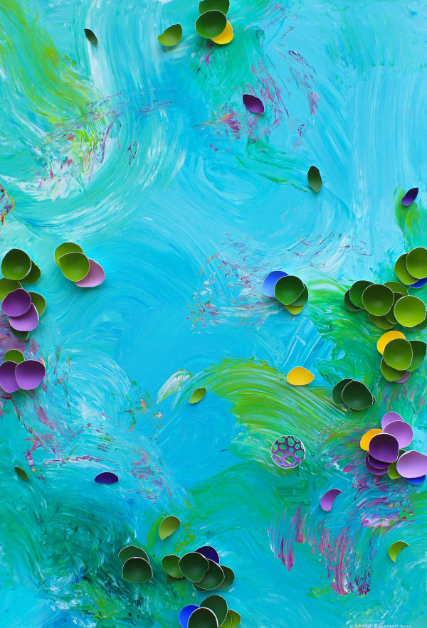 Blooming Garden II by Larisa Safaryan
