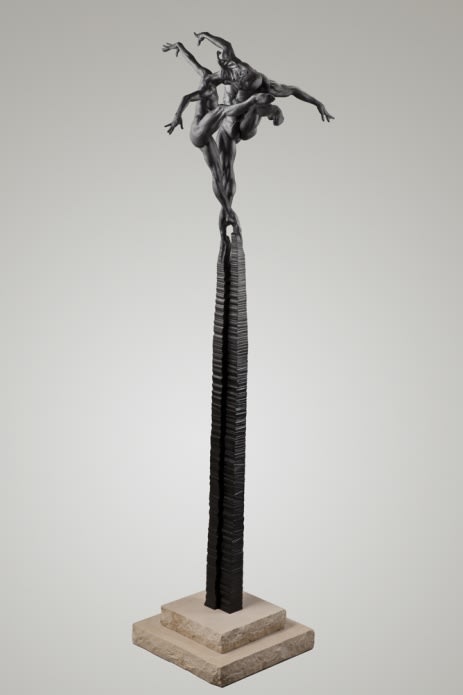 Richard MacDonald, The Ritual Column, Blanc Noir