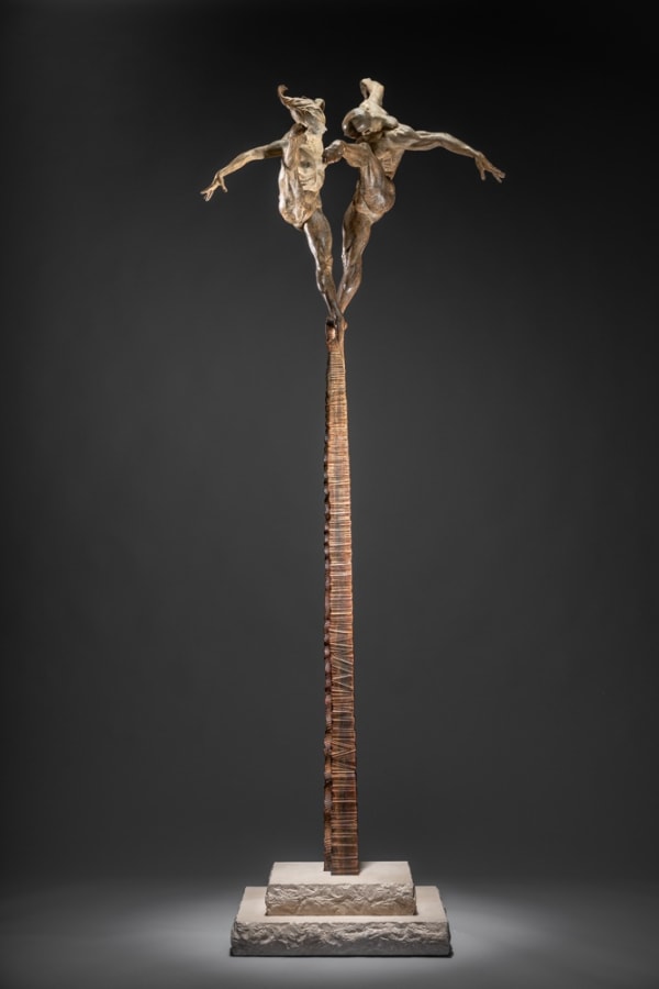 The Ritual Column, 2012 Richard MacDonald Bronze 88" x 29.5" x 27"