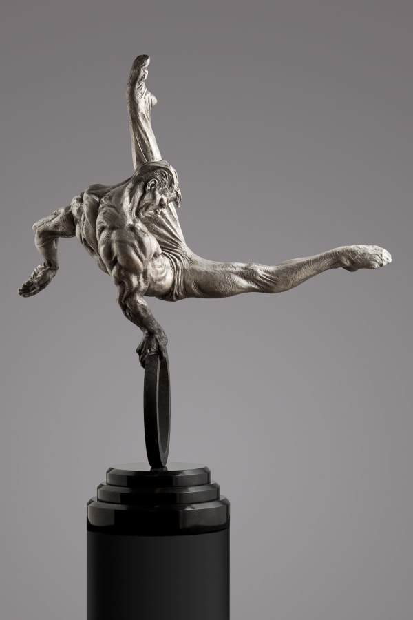Gymnast, Quarter Life, Platinum by Richard MacDonald