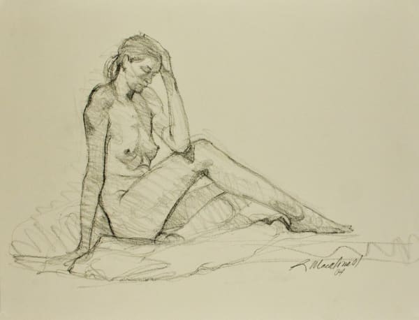 Richard MacDonald, Female Nude Seated