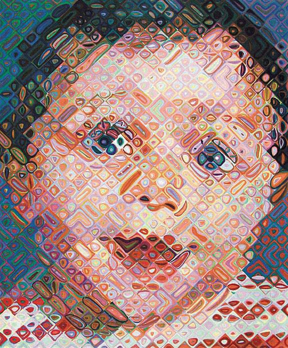 Chuck Close Emma, 2002