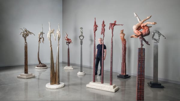 Richard MacDonald - A Convergence of Spires  Laguna Beach Gallery Artist Reception Nov 9 & 10