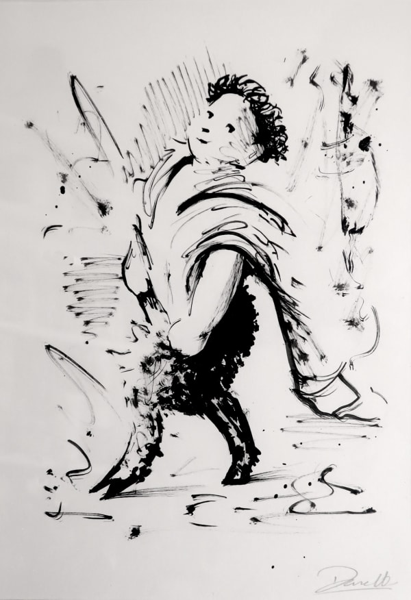Darren Coffield Fawn (after Titian), 2017 India ink on paper 11 1/5 × 7 9/10 in; 28.5 × 20 cm