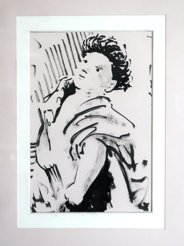 Darren Coffield Small Fawn (after Titian), 2017 India ink on paper 11 2/5 × 9 2/5 in; 29 × 24 cm