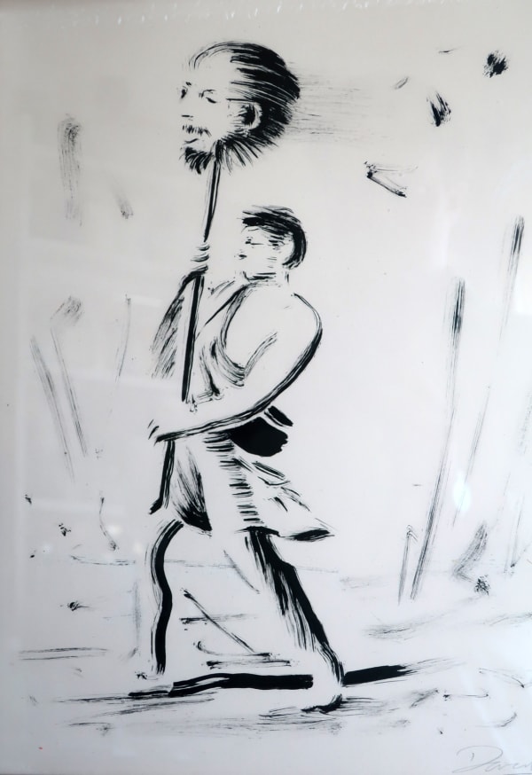 Darren Coffield David (after Poussin's Triumph of David), 2017 India ink on paper 20 9/10 × 16 9/10 in; 53 × 43 cm