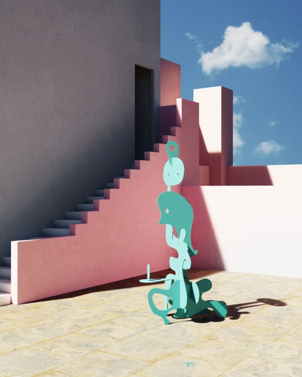 Misha Milovanovich The Shape of Colour exhibition sculpture dellasposa gallery london contemporary art