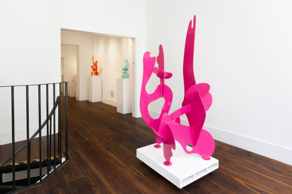 Misha Milovanovich Mica The Shape Of Colour Exhibition Dellasposa Gallery London Contemporary art sculpture