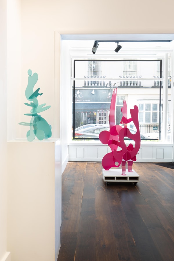 Misha Milovanovich The Shape Of Colour Exhibition Dellasposa Gallery London Contemporary Art Sculpture