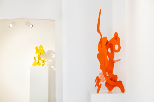 Misha Milovanovich The Shape Of Colour Exhibition Dellasposa Gallery London Contemporary Art Sculpture