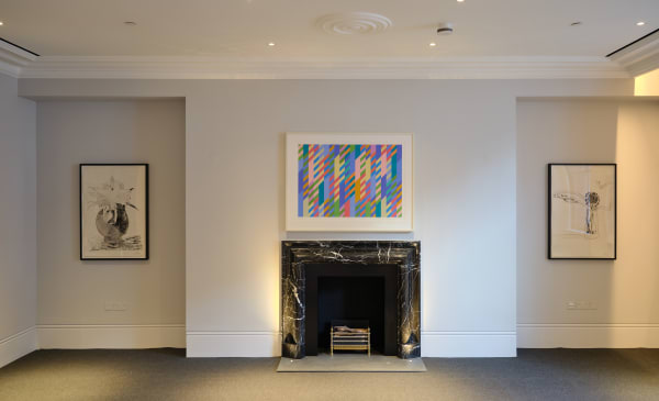 Bridget Riley June The OWO Residences Savills Prime Property London Dellasposa Gallery