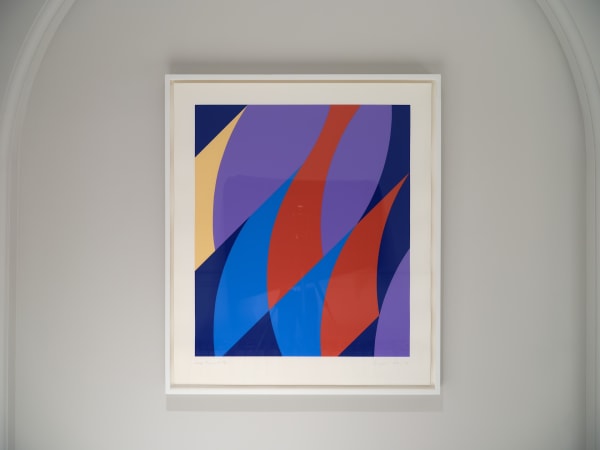 Bridget Riley Large Fragment 2006 Art Gallery Exhibition Dellasposa Gallery OWO Raffles London