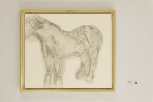 Lucian Freud Goldie Horse Sketch Artwork London Exhibition Art Dellasposa Gallery OWO Raffles