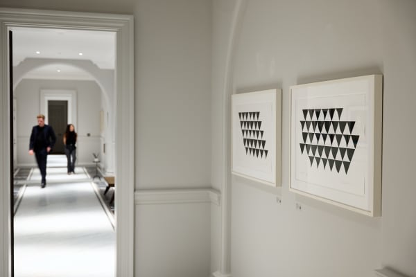 Bridget Riley Art Exhibition OWO Raffles London