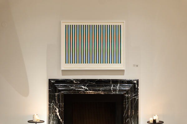 Bridget Riley Firebird Art London Dellasposa Gallery Exhibition