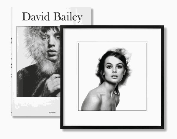 David Bailey, Jean Shrimpton, Art Edition, Taschen Sumo, black and white portrait photograph ˙© David Bailey
