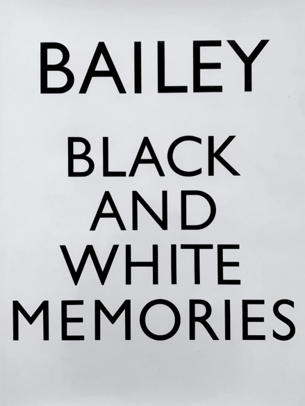 David Bailey: Black and White Memories