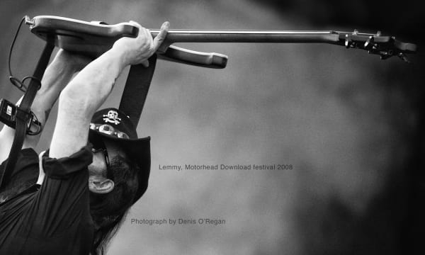 Lemmy onstage Download Festival