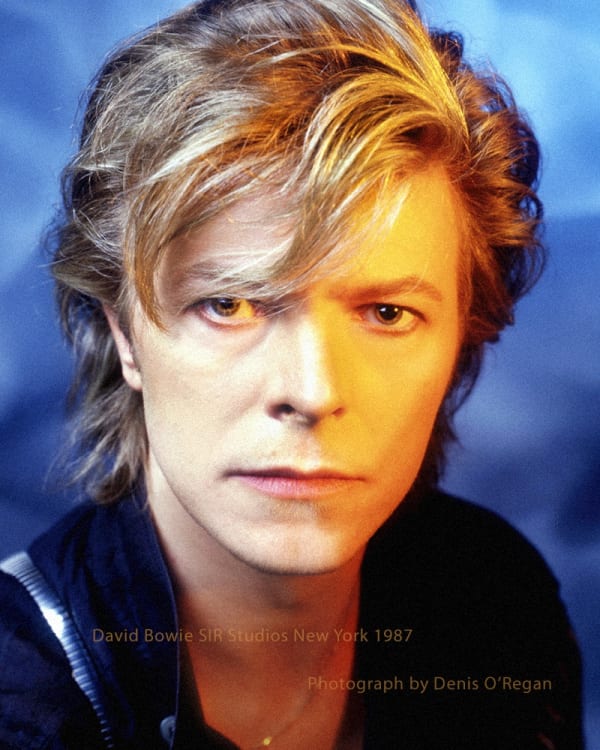 David Bowie Rehearsals Portrait New York 1987