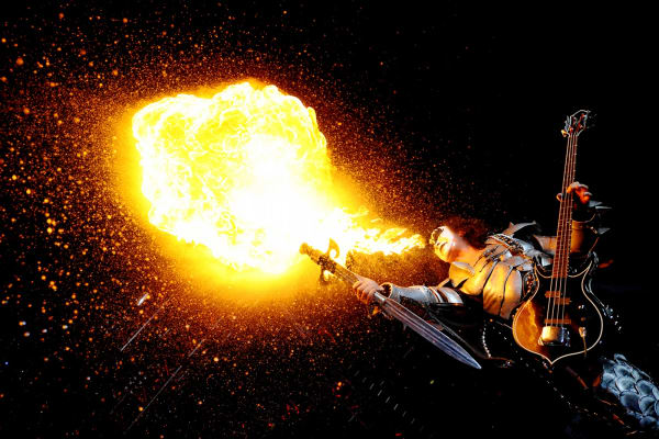 KISS, Gene Flames in Milan, 2008