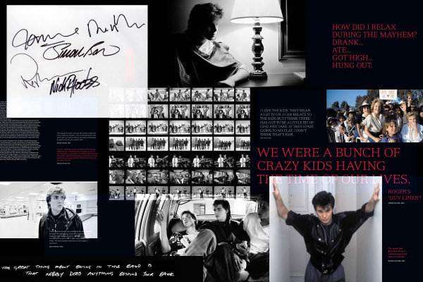 Careless Memories book, Author & Editor: Denis O'Regan Documenting the 1984 world tour. Signed by Duran Duran