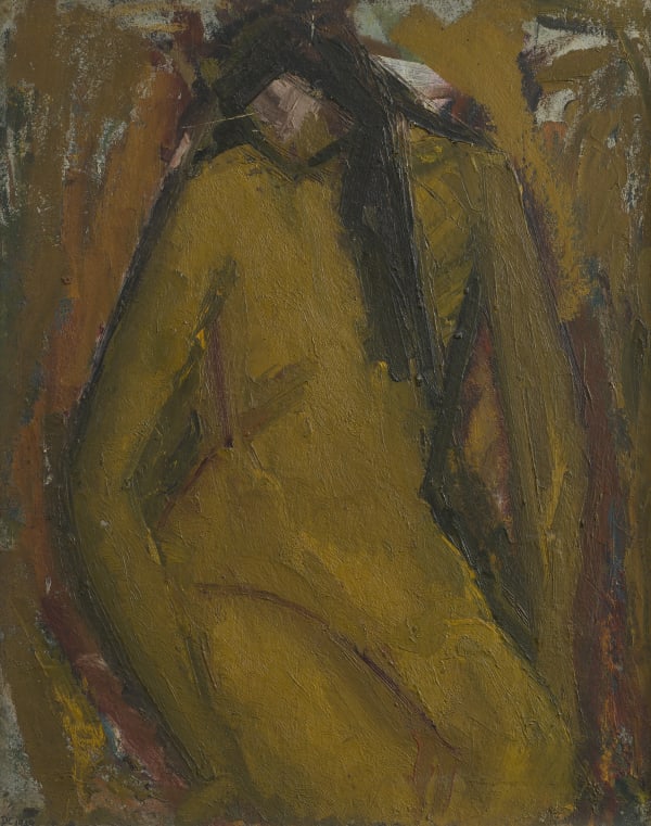 Seated Nude, 1949 Oil on board 91 x 76cm