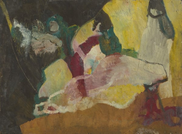 Jesus Discovered in His Tomb, 1961–63 Oil on canvas 91 x 123cm