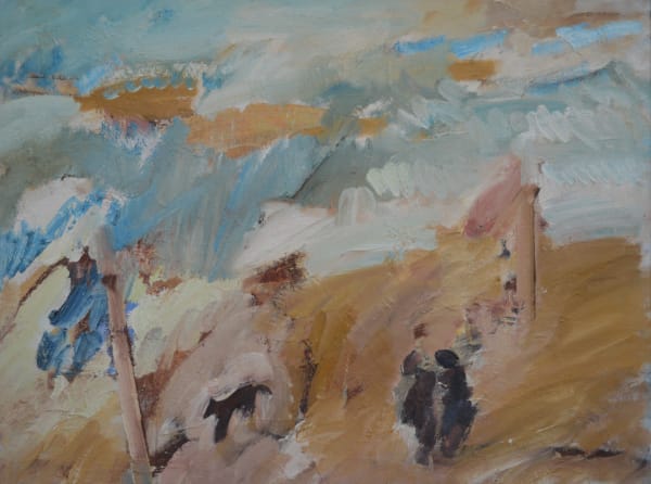 Brighton Beach, East Sussex, c. 1974 Oil on canvas 76.2 x 101.3cm Brighton and Hove Museums and Art Galleries
