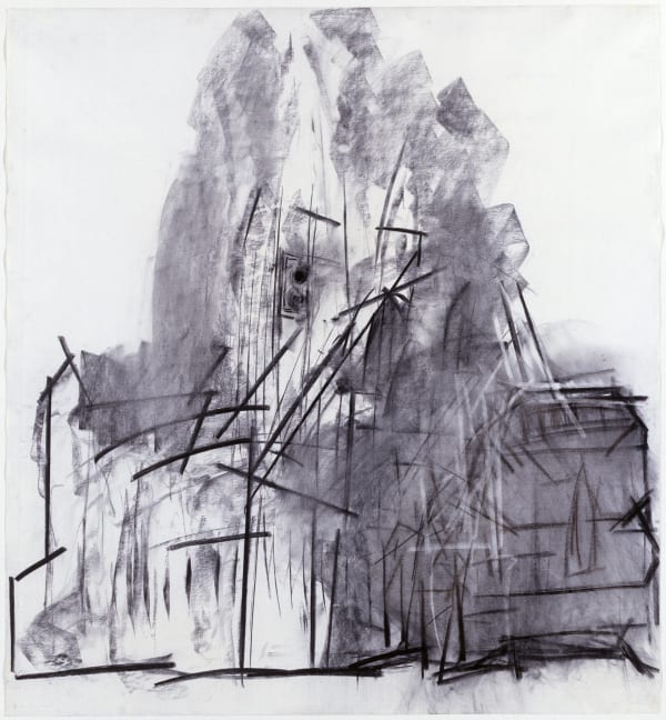Norwich from the East End: High Summer, 1987 Charcoal on paper 101.6 x 92.5cm Tate, London