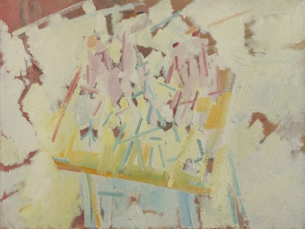 Castles in the Air (Chessboard), 1970 Oil on canvas 106 x 80cm