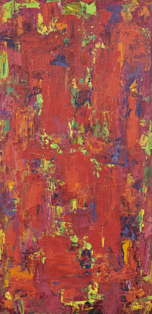 Dina Wind, Untitled (Red Cityscape), c.1970s