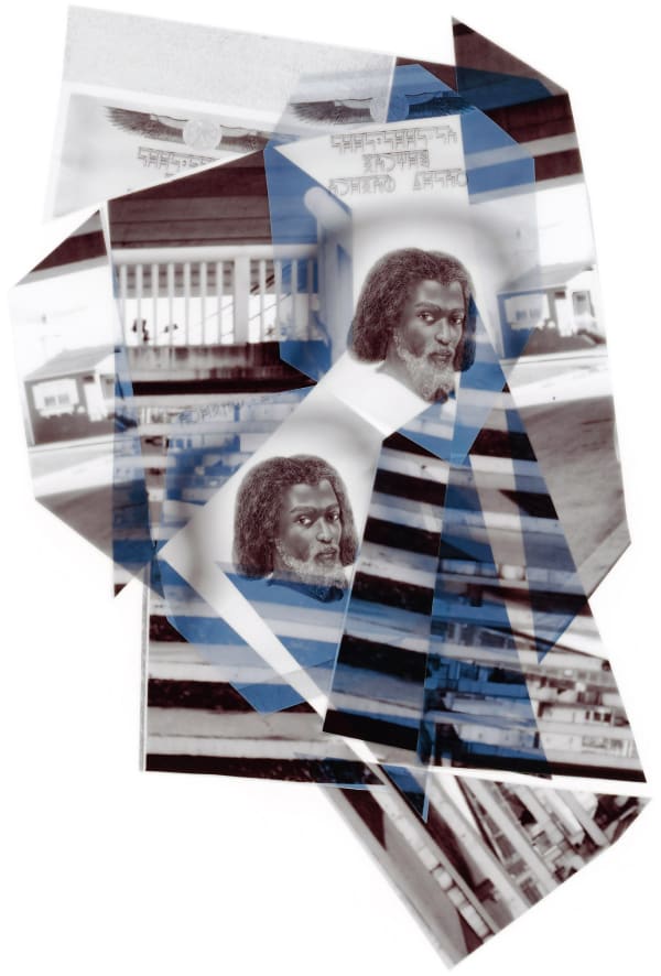 Black Messiah, 2022, Scanograph printed on archival paper, 18 x 24"