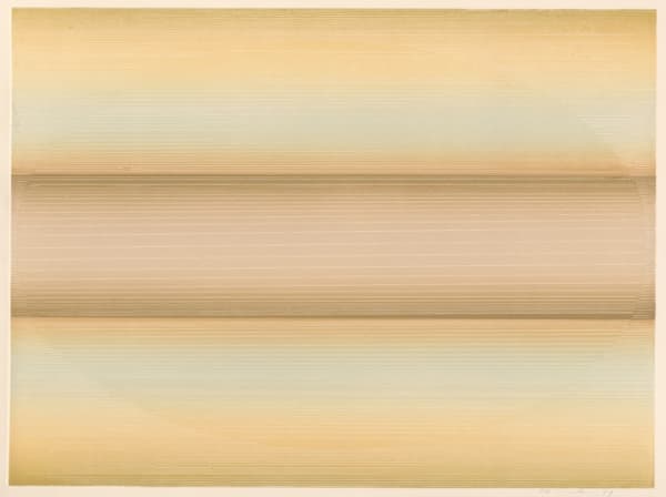 Edward Clark, Untitled (Peach/Pale), 1979