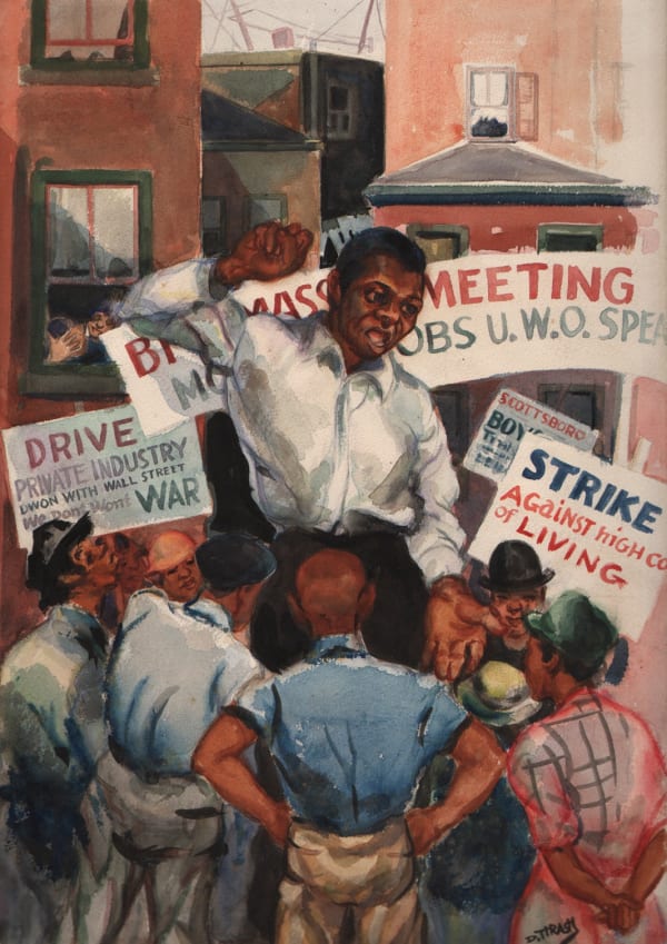 Dox Thrash, Untitled (Strike), c. 1940