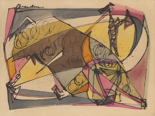 Romare Bearden, Weary of Treading The Earth, 1946